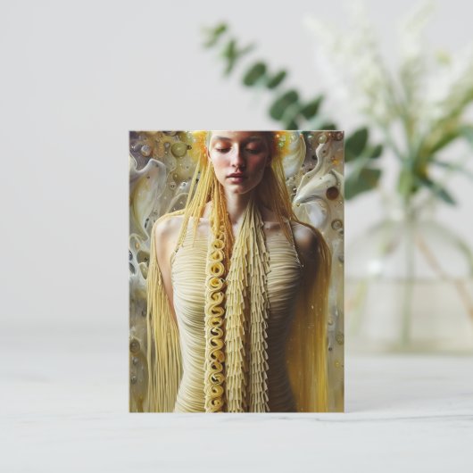 Pasta Dress Briefkaart (Staand voorkant)