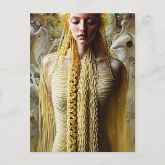 Pasta Dress Briefkaart (Voorkant)