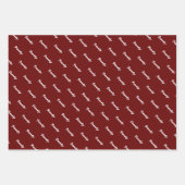 Pasta en chocolade chips, aangepast fotofeest inpakpapier vel (Voorkant 3)