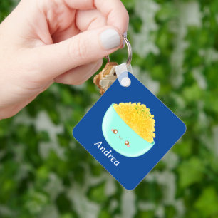 Pasta en kaas sleutelhanger