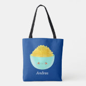 Pasta en kaas tote bag (Achterkant)