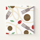 Pasta Food Chef Cook Recipe Notitieboek (Achterkant)