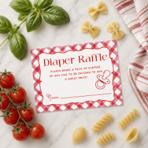 Pasta & Fopspenen Handgetekende Italiaanse Luierra