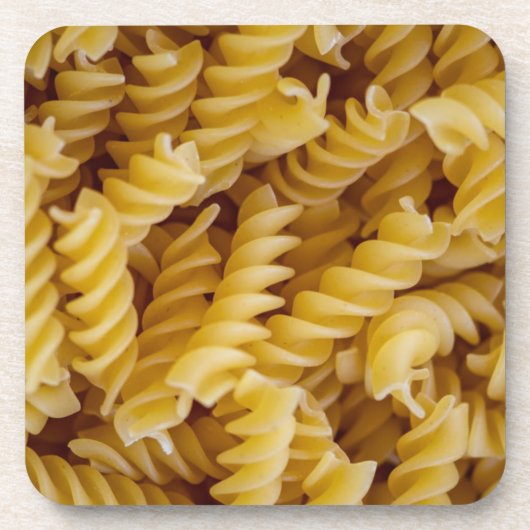 Pasta Fusilli Noodles Bier Onderzetter (Voorkant)