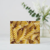 Pasta Fusilli Noodles Briefkaart (Staand voorkant)