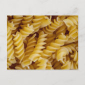 Pasta Fusilli Noodles Briefkaart (Voorkant)
