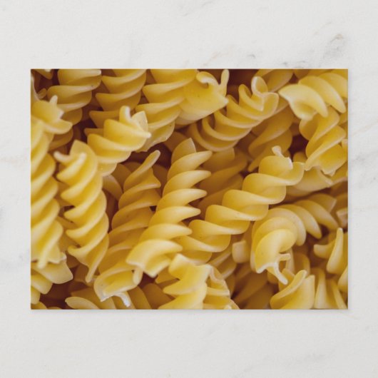 Pasta Fusilli Noodles Briefkaart (Voorkant)