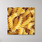 Pasta Fusilli Noodles Canvas Afdruk (Voorkant)