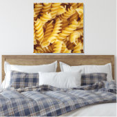 Pasta Fusilli Noodles Canvas Afdruk (Insitu (Slaapkamer))