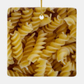 Pasta Fusilli Noodles Keramisch Ornament (Achterkant)