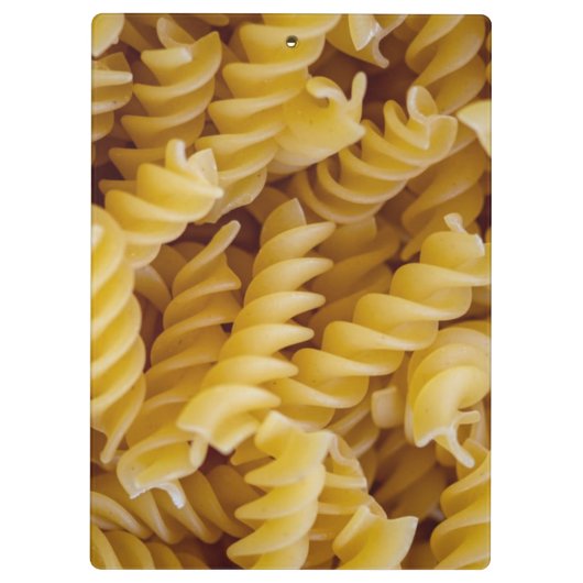 Pasta Fusilli Noodles Klembord (Achterkant)