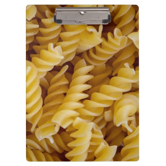 Pasta Fusilli Noodles Klembord (Voorkant)