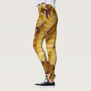 Pasta Fusilli Noodles Leggings