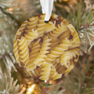 Pasta Fusilli Noodles Ornament