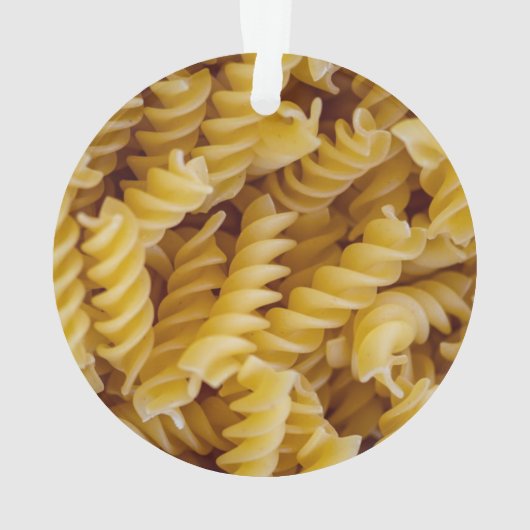 Pasta Fusilli Noodles Ornament (achterkant)