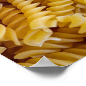 Pasta Fusilli Noodles Poster (Hoek)