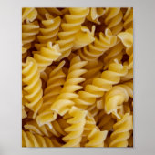 Pasta Fusilli Noodles Poster (Voorkant)