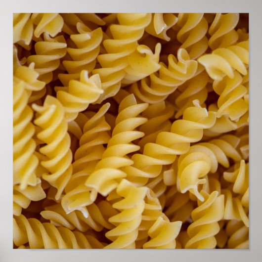 Pasta Fusilli Noodles Poster (Voorkant)