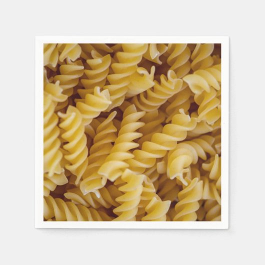 Pasta Fusilli Noodles Servet (Voorkant)