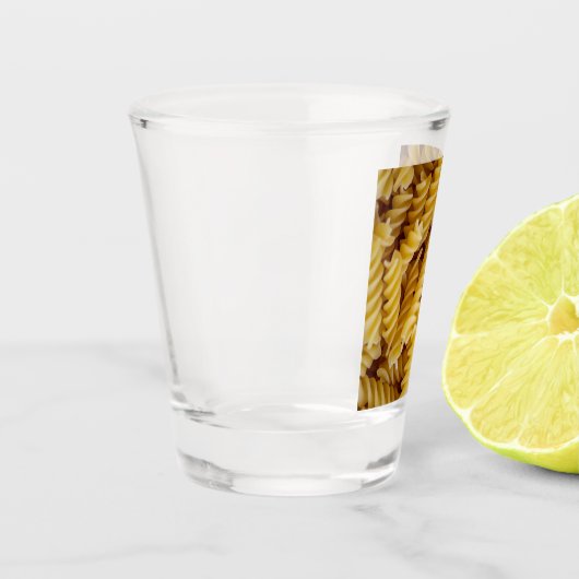 Pasta Fusilli Noodles Shot Glas (Links)