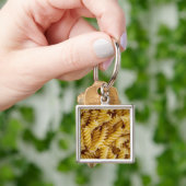 Pasta Fusilli Noodles Sleutelhanger (Hand)