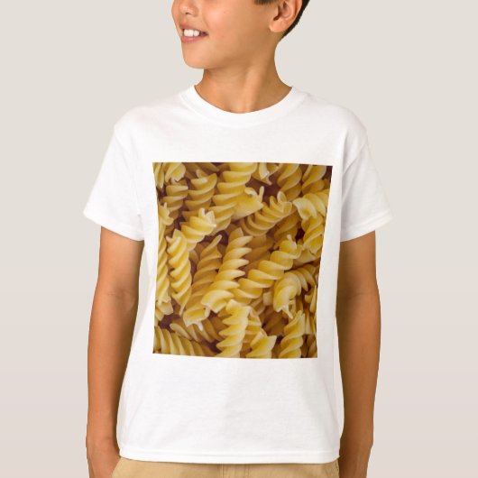 Pasta Fusilli Noodles T-shirt (Voorkant)