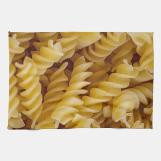 Pasta Fusilli Noodles Theedoek (Horizontaal)