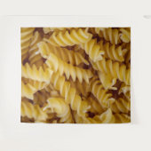 Pasta Fusilli Noodles Wandkleed (Voorkant (horizontaal))