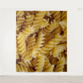 Pasta Fusilli Noodles Wandkleed (Voorkant)