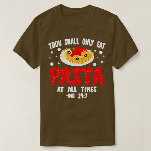 Pasta Gij zult T-shirt (Design voorkant)