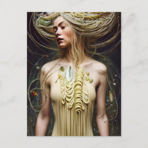 Pasta Goddess Briefkaart