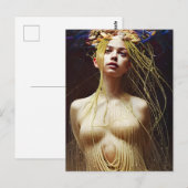 Pasta Goddess Briefkaart (Voorkant / Achterkant)