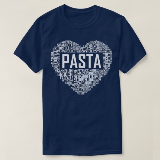 Pasta Hart 1 T-shirt (Design voorkant)