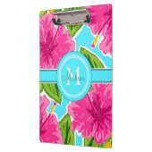  pasta Hibiscus Motif Name Monogram Klembord (Links)