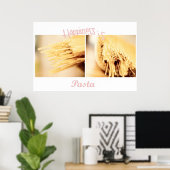 Pasta is geluk Poster (Thuiskantoor)