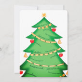 Pasta Italiaans eten restaurant Kerstkaart (Voorkant)