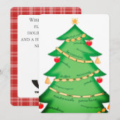 Pasta Italiaans eten restaurant Kerstkaart (Voorkant / Achterkant)