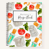 Pasta Italiaans kookboek Recipbook Notitieboek (Voorkant)