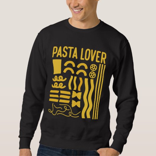 Pasta Italiaanse Carbonara Pasta Trui (Voorkant)