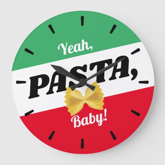 Pasta Italiaanse keuken op maat gepersonaliseerd o Grote Klok (Voorkant)