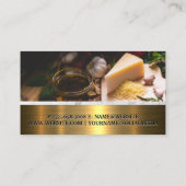 Pasta kruiden en specerijen | Cultuur Visitekaartje (Achterkant)