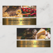 Pasta kruiden en specerijen | Cultuur Visitekaartje (Voorkant / Achterkant)