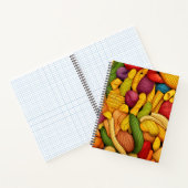 Pasta kunst achtergrond notitieboek (Binnen)