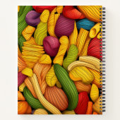 Pasta kunst achtergrond notitieboek (Achterkant)