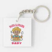 Pasta La Feasta Baby Sleutelhanger (Achterkant)