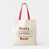 Pasta la Vista Baby Canvas tas (Achterkant)
