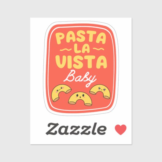 PASTA LA VISTA BABY STICKER (Vel)