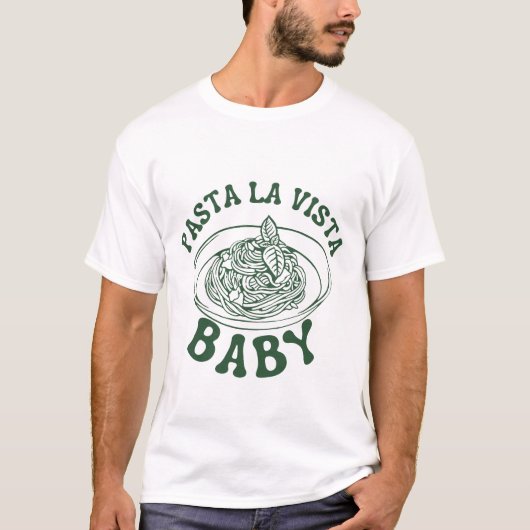 Pasta La Vista, Baby T-shirt (Voorkant)
