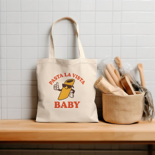 Pasta La Vista Grappig   Italiaanse pun kruidenier Tote Bag