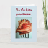 PASTA-LIEFHEBBER ***BROERS VERJAARDAG** KAART (Voorkant)